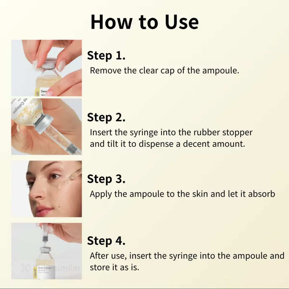 Korean Deep Collagen Silk Peptide Intensive Ampoule